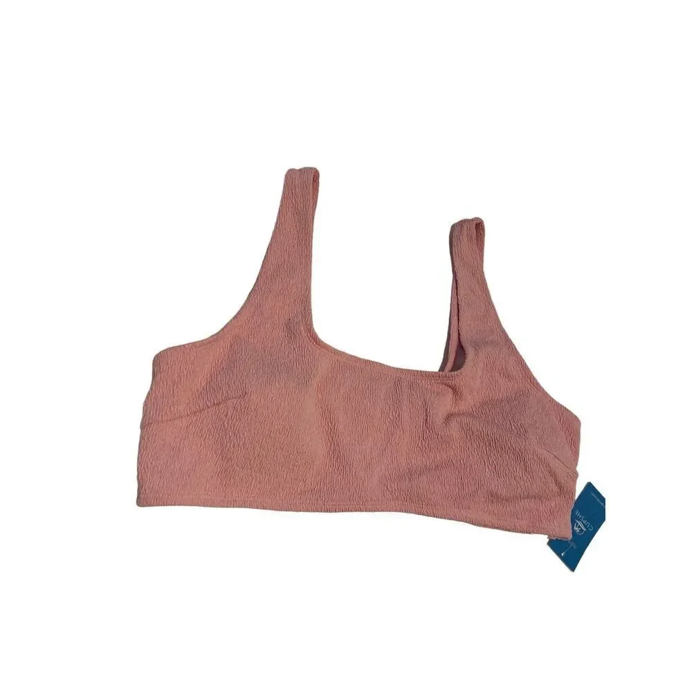 Cupshe Pink Bikini Swimsuit Swimwear 2 Piece Women's Size L NWT